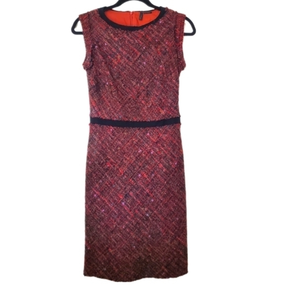 Benetton Wool Blend‎ Tweed Sheath Dress